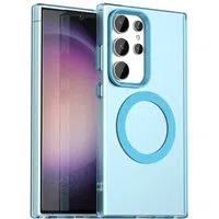 Custodia MagSafe per Samsung Galaxy S23 Ultra S918, Techsuit, CandyCase, Blu — 3