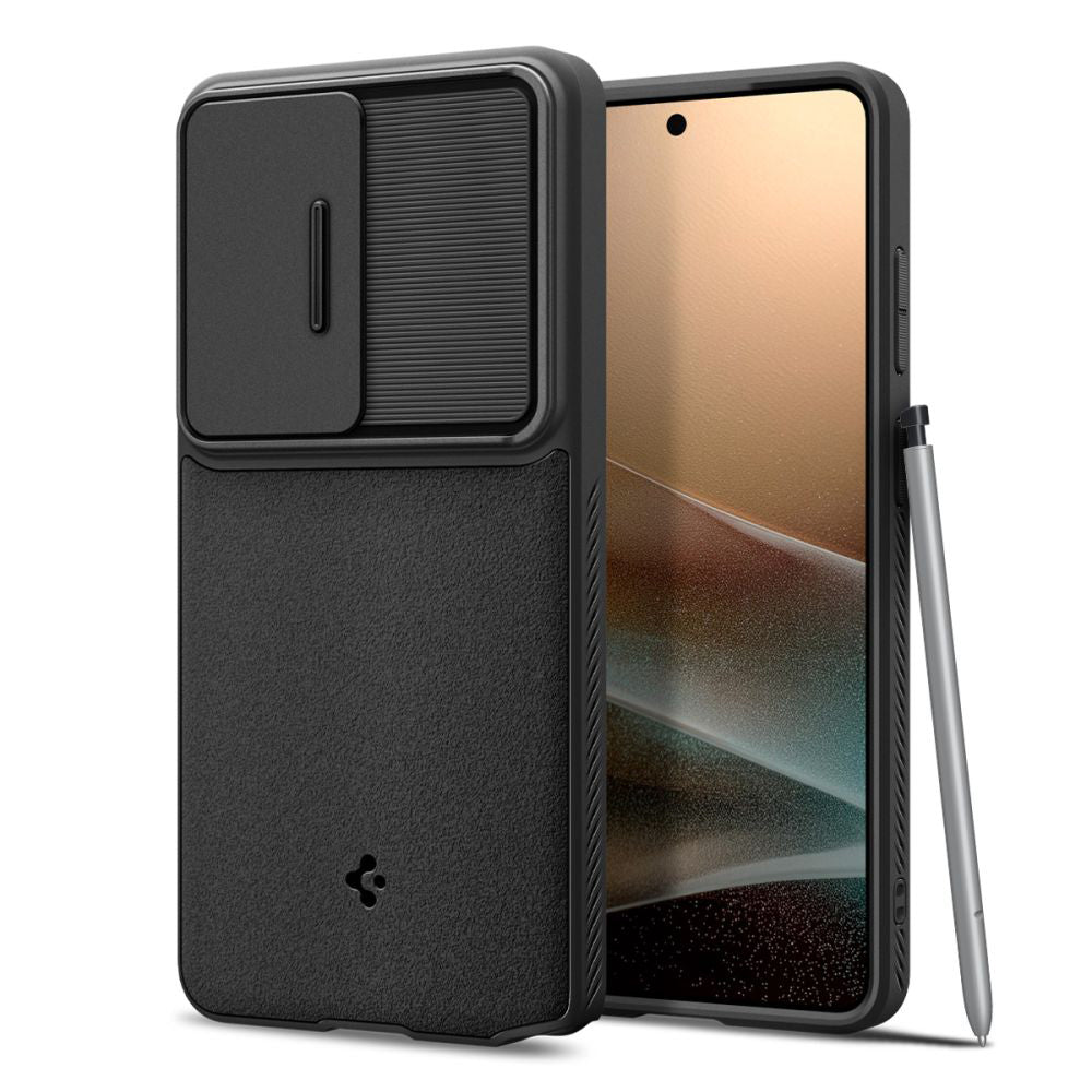 Spigen Custodia per Samsung Galaxy S26 Ultra S948, Spigen, Optik Armor, Nera ACS10687