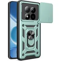 Custodia per Xiaomi Redmi Note 15 Pro 5G, Techsuit, CamShield, Verde — 3