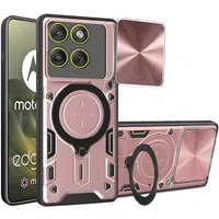 Custodia per Motorola Edge 70, Techsuit, CamGuard Pro, Rosa Dorato — 3
