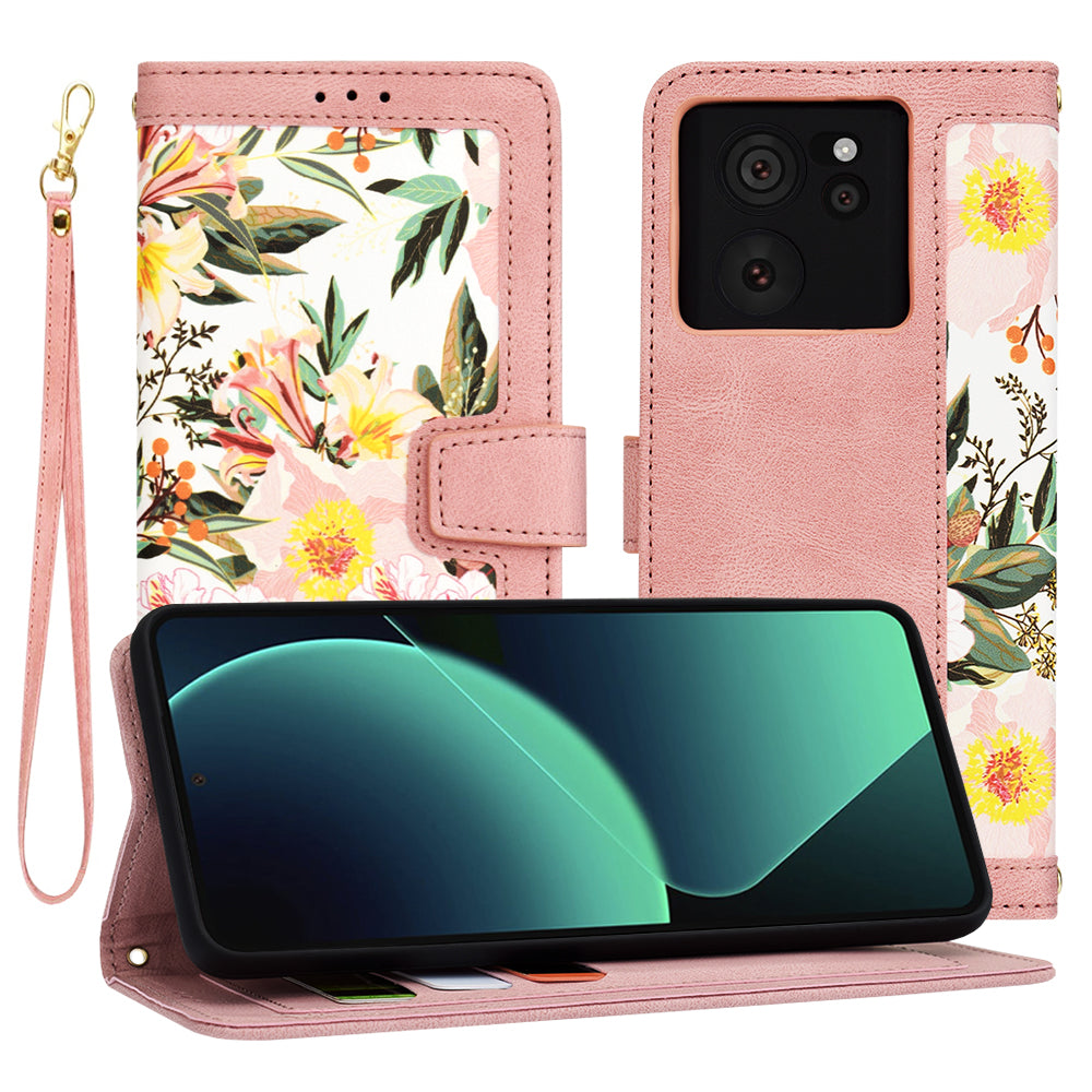 Techsuit Custodia per Xiaomi 13T Pro / 13T, Techsuit, FlipCraft, Rosa