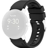 Cinturino Techsuit W026 per Huawei Watch / Xiaomi Watch Series, 22mm, Nero — 3