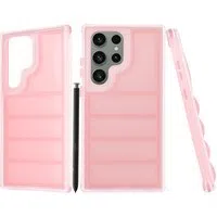 Custodia per Samsung Galaxy S23 FE S711, Techsuit, Wave Shield, Rosa — 3