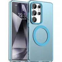 Custodia MagSafe per Samsung Galaxy S25 Ultra S938, Techsuit, CandyCase, Blu — 3