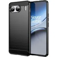 Custodia per OnePlus Nord 4, Techsuit, Carbonio, Nera — 3