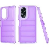 Custodia per Oppo A58 4G, Techsuit, Wave Shield, Viola — 3