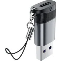 Adattatore Dati e Ricarica USB-C - USB-A Acefast J8, Grigio — 3