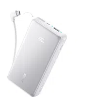 Batteria Esterna Anker Zolo, 20000mAh, 22.5W, QC + PD, 1 x USB-A - 2 x USB-C, Bianca A110EH21 — 3