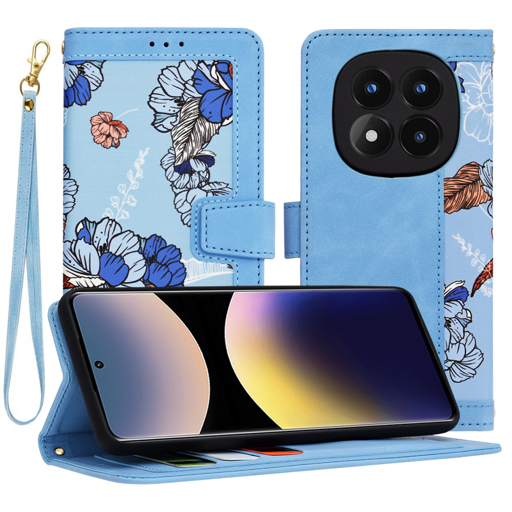 Custodia per Xiaomi Redmi Note 14 Pro 4G, Techsuit, FlipCraft, Blu