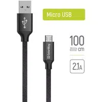 Cavo Dati e Ricarica USB-A - microUSB ColorWay CW-CBUM002, 18W, 1m, Nero — 3