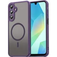 Custodia MagSafe per Samsung Galaxy A16 5G A166 / A16 4G A165, Techsuit, HaloFrost II, Viola — 3