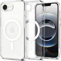 Custodia MagSafe per Apple iPhone 17e / 16e, Spigen, Ultra Hybrid, Bianco Satinato ACS09145 — 3