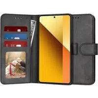 Custodia per Xiaomi Redmi Note 13 5G, Techsuit, Diary Book, Nera — 3
