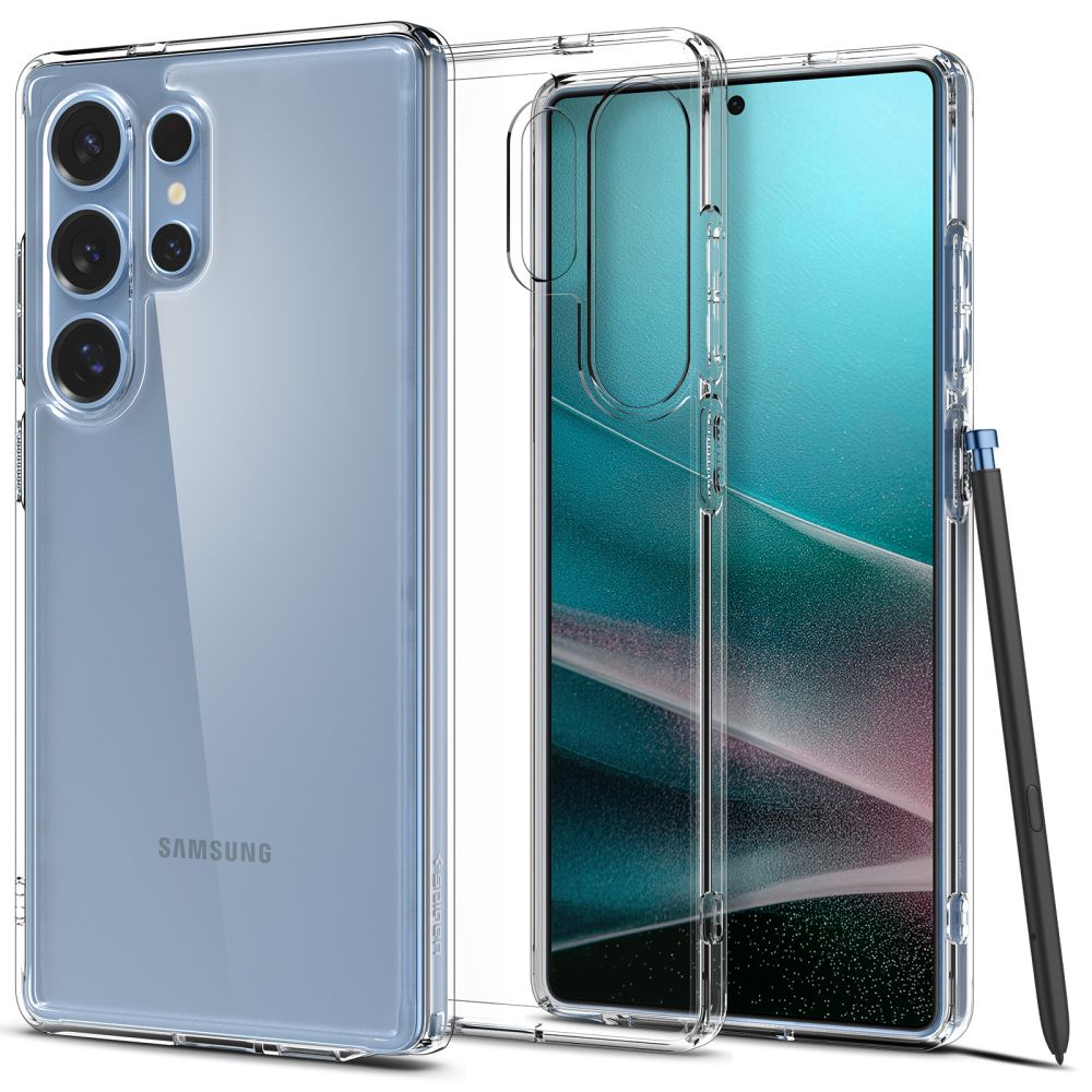Spigen Custodia per Samsung Galaxy S25 Ultra S938, Spigen, Ultra Hybrid, Trasparente ACS08961