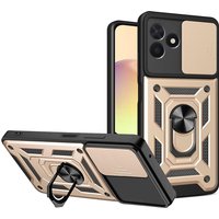 Techsuit Custodia per Samsung Galaxy Z Flip8 F776, Techsuit, CamShield, Dorata — 2