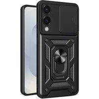Custodia per Samsung Galaxy S25 Edge S937, Techsuit, CamShield, Nera — 3