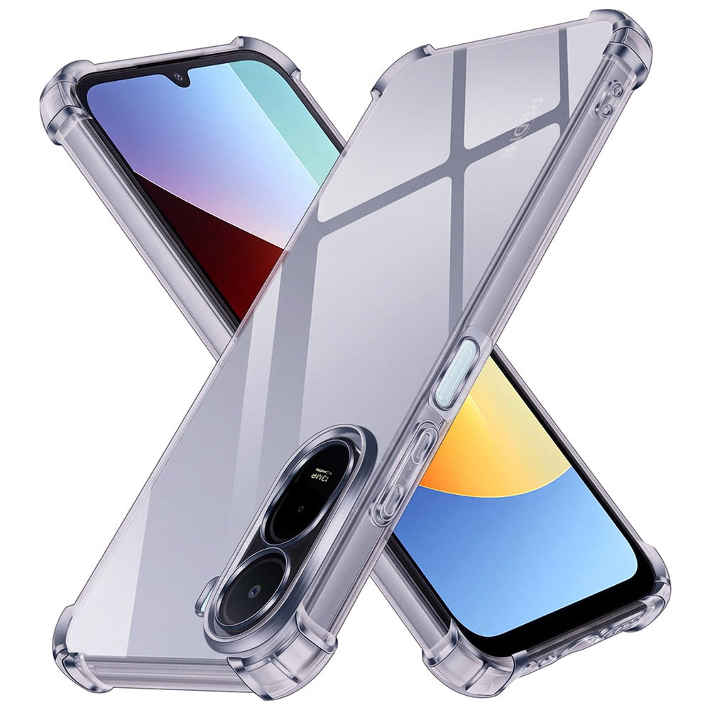 Custodia per Xiaomi Redmi A7 Pro 4G, Techsuit, Shockproof Clear, Fumè