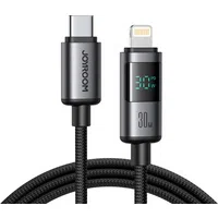 Cavo Dati e Ricarica USB-C - Lightning Joyroom S-A16 Pro Prism Display, 30W, 1.2m, Nero — 3