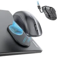 Mouse Wireless ESR MagMouse, 800DPI - 4800DPI, BT / Wi-Fi, Grigio — 3