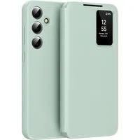 Custodia per Samsung Galaxy S24 S921, Techsuit, SmartView, Verde — 3