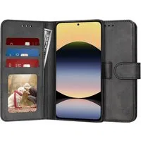 Custodia per Xiaomi Redmi Note 14 4G (Regionale), Techsuit, Diary Book, Nera — 3