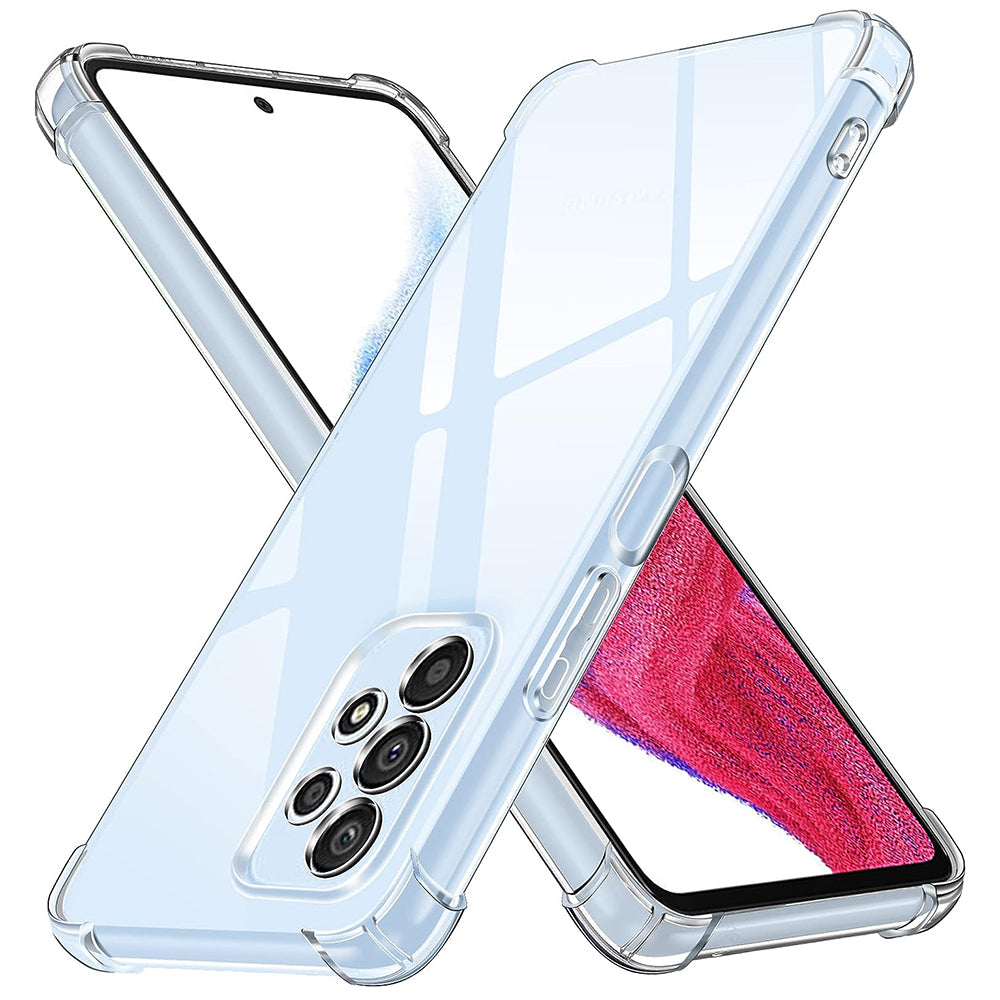 Techsuit Custodia per Samsung Galaxy A53 5G A536, Techsuit, Shockproof Clear, Trasparente
