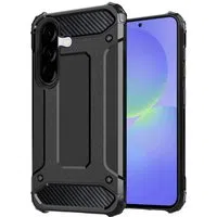 Custodia per Samsung Galaxy A36 A366, Techsuit, Hybrid Armor, Nera — 3