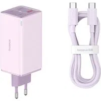 Caricabatterie Retea Con Cavo USB-C Baseus GaN6 Pro, 100W, 3.25A, 2 x USB-A - 2 x USB-C, Viola P10162705532-00 — 3