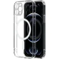 Custodia MagSafe per Apple iPhone 13 Pro, OEM, Antishock Magnetica, Trasparente — 3