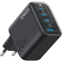 Caricatore da rete Anker Zolo, 70W, 1 x USB-A - 3 x USB-C, Nero A121CG11 — 3