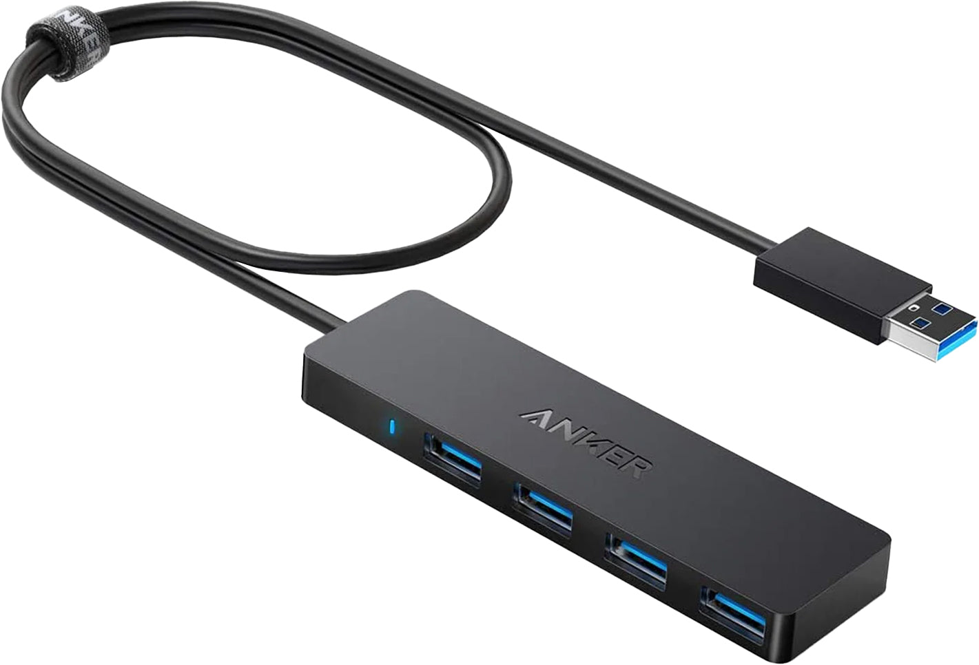 Hub USB Anker, 4 x USB-A 3.0, Nero A7516016