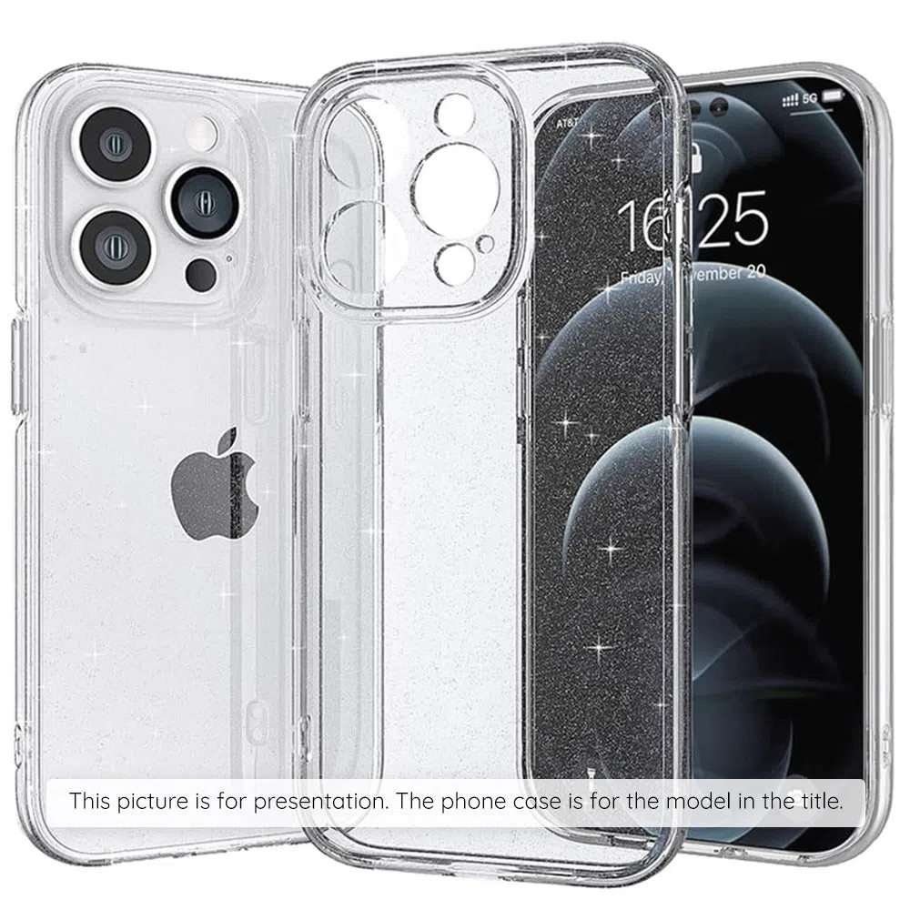 Custodia per Xiaomi Redmi 15 5G / 15 4G, Techsuit, SparkleSkin, Trasparente — 2