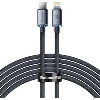 Cavo di ricarica e dati USB-C - Lightning della serie Crystal Shine di Baseus, 20W, 2m, nero CAJYY000301 — 3