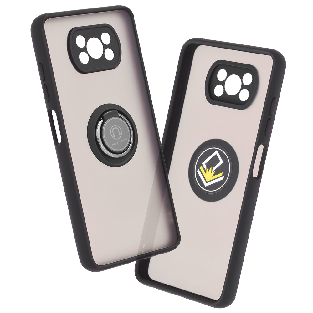 Custodia per Xiaomi Poco X3 Pro / X3 NFC / X3, Techsuit, Glinth, Nera