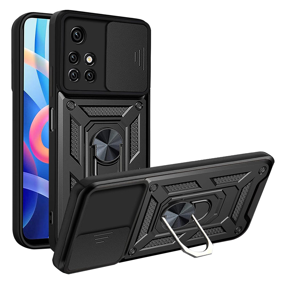 Custodia per Xiaomi Redmi 10 2022 / 10 (2021), Techsuit, CamShield, Nera
