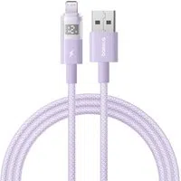 Cavo Dati e Ricarica USB-A - Lightning Baseus Display 2, 12W, 1m, Viola P10382700511-00 — 3