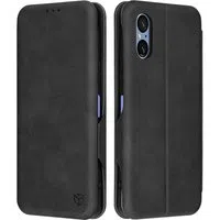 Custodia per Sony Xperia 5 VI, Techsuit, Safe Wallet Plus, Nera — 3