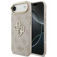 Custodia per Apple iPhone 17 Air, Guess, Big 4G Logo Classic, Rosa Dorato — 3