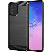 Custodia per Samsung Galaxy S10 Lite G770, Techsuit, Carbonio, Nera — 3