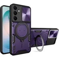 Custodia per Samsung Galaxy S26 Plus S947, Techsuit, CamGuard Pro, Viola — 3