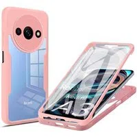 Custodia per Xiaomi Redmi A3x / A3, Techsuit, ColorVerse 360, Rosa — 3