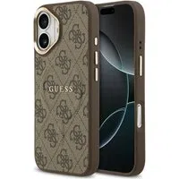 Custodia MagSafe per Apple iPhone 17, Guess, 4G Classic, Marrone — 3