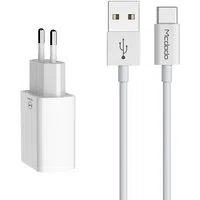 Caricabatterie Rete con Cavo USB-C McDodo CH-6721 Offer, 12W, 2.4A, 2 x USB-A, Bianco — 3
