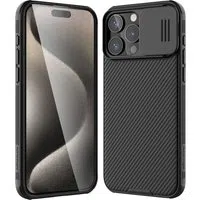 Custodia per Apple iPhone 16 Pro, Nillkin, CamShield Pro, nero — 3