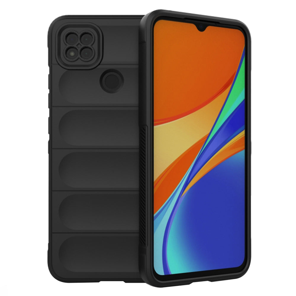 Custodia per Xiaomi Redmi 9C NFC / 9C, Techsuit, Magic Shield, Nera