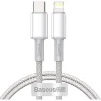 Cavo Dati e Ricarica USB-C - Lightning Baseus Intrecciato ad Alta Densità, 20W, 2m, Bianco CATLGD-A02 — 3