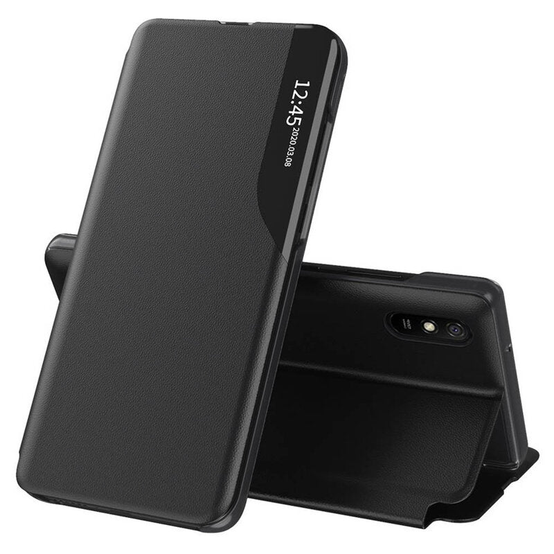 Custodia per Xiaomi Redmi 9AT / 9A, Techsuit, eFold, Nera