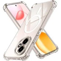 Custodia MagSafe per Honor 400, Techsuit, Antiurto, Trasparente — 3