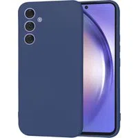 Custodia per Samsung Galaxy A54 A546, Techsuit, SoftFlex, Blu Navy — 3