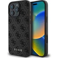 Custodia per Apple iPhone 16 Pro Max, Guess, 4G Classic, Nera — 3